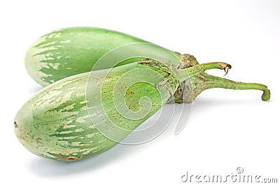 Green eggplant Stock Photo