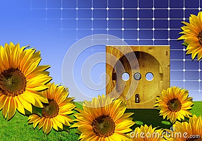 Green energy Stock Photo