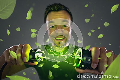 Green Energy Concept Stock Photo