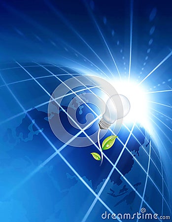 Green Energy Concept Stock Photo