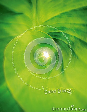 Green Energy Concept Stock Photo