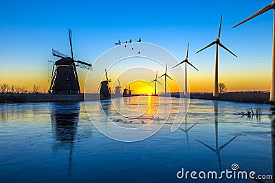 Green energy transition Stock Photo