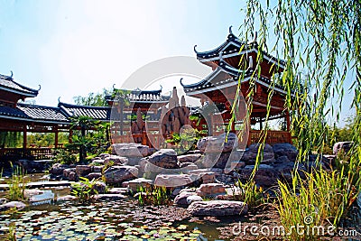 Green Expo Garden in Zhengzhou Stock Photo