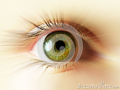 Green Eye Stock Photo