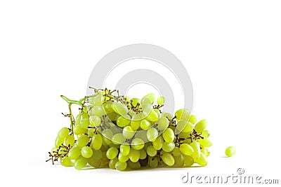 Green fresh ripe grape Stock Photo