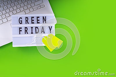 Green Friday background Stock Photo