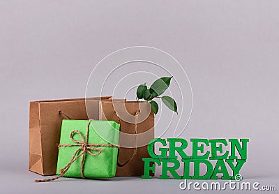 Green Friday eco friendly concept Stock Photo