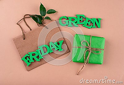 Green Friday eco friendly concept Stock Photo