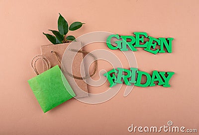 Green Friday eco friendly concept Stock Photo