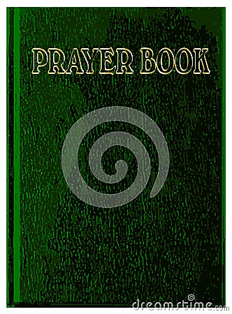 Prayer Book Cover Vector Illustration