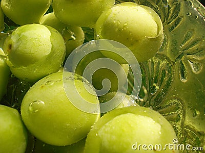 Green fruits Stock Photo