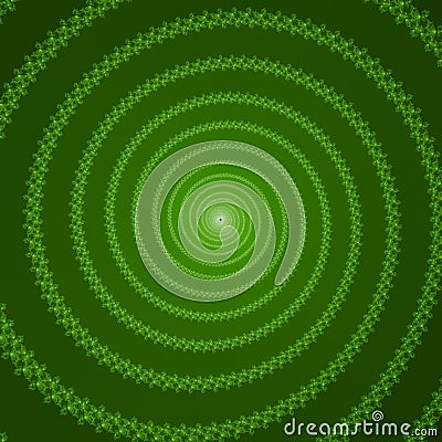 green galaxy waves background texture Stock Photo