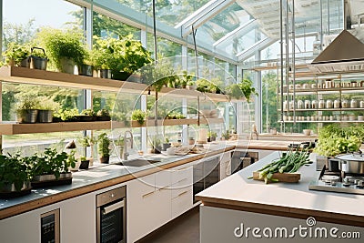 Green gardening growth grow agriculture greenhouse nature flower horticulture plants Stock Photo