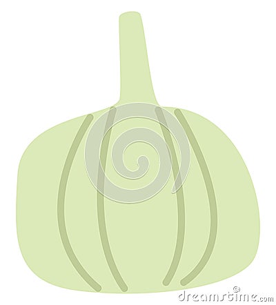 Green garlic, icon Vector Illustration