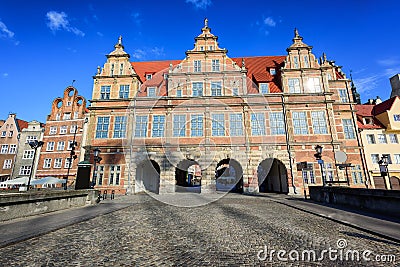 The Green Gate, Gdansk, Poland Stock Photo