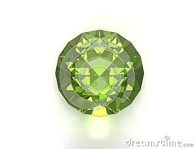 Green gemstone Stock Photo