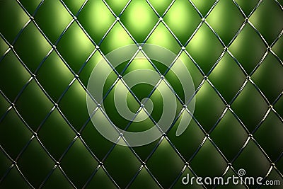 Green genuine leather pattern background Stock Photo