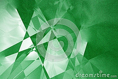 Green geometric background Stock Photo