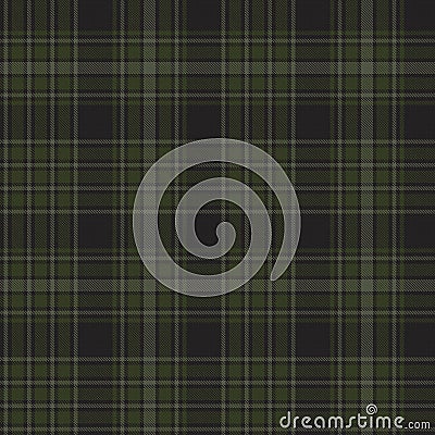 Green Glen Plaid textured Seamless Pattern Vector Illustration
