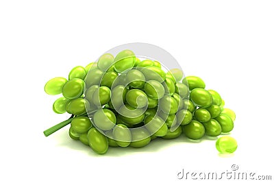 Green Grapes Stock Photo