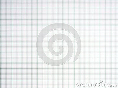Green graph line, white background. Logarithmic graph grid scale paper backgrounds. Stock Photo