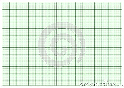 Green graph Size A3 Table 4 Stock Photo