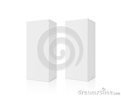 Green grass field isolated on white backgroundblank packaging white cardboard box isolated on white background ready for packaging Stock Photo