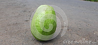 green heathy common guava food Stock Photo