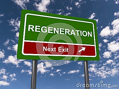 Regeneration sign Stock Photo