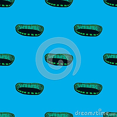 Green hole abstract pattern Vector Illustration