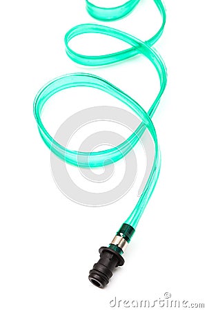 Green hose Stock Photo