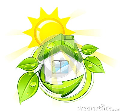 Green house Vector Illustration