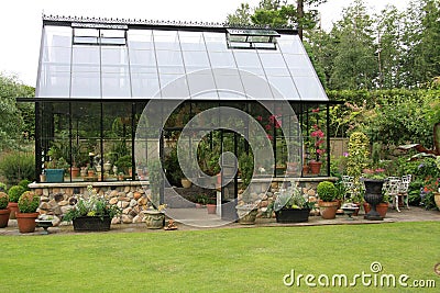 Green house Stock Photo