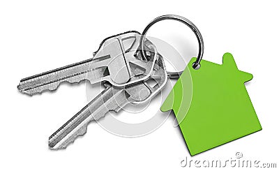 Green House Keys Stock Photo