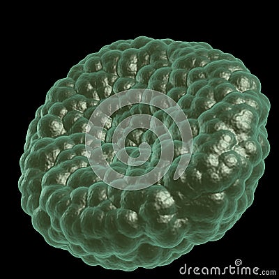 Green illness blood cell Stock Photo