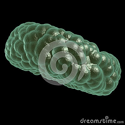 Green illness blood cell Stock Photo