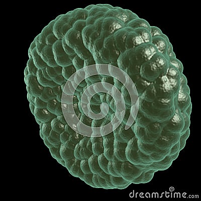 Green illness blood cell Stock Photo