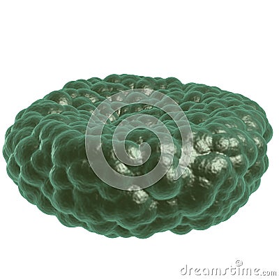 Green illness blood cell Stock Photo