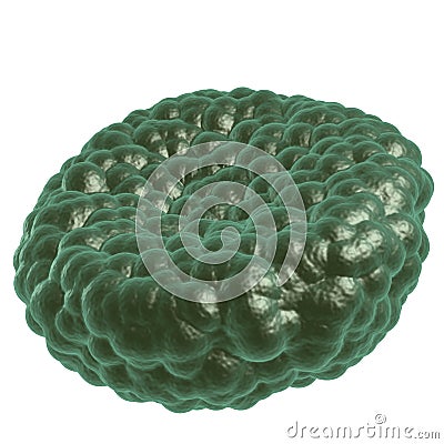 Green illness blood cell Stock Photo