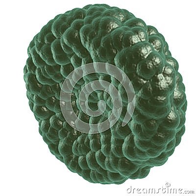 Green illness blood cell Stock Photo