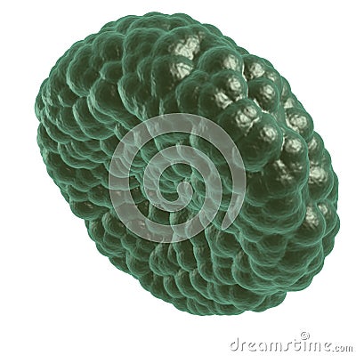 Green illness blood cell Stock Photo