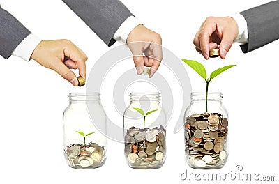 Green investment Stock Photo