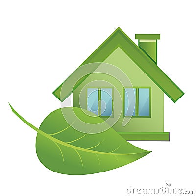 Green items - Ecology Icons to symbolize the nature, the ecology and energy Vector Illustration