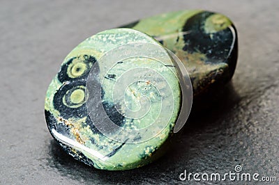 Green jasper Stock Photo