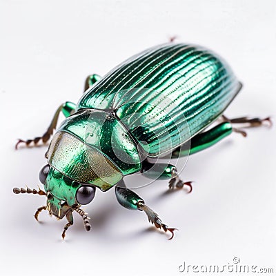 green June beetle bug insect grub coleopteran fly, Stock Photo