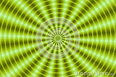 Green kaleidoscope Stock Photo