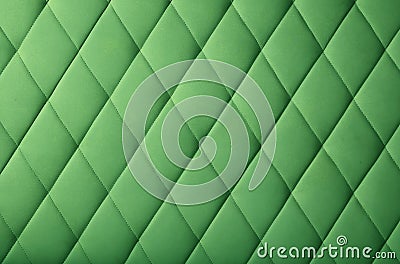 Green leather upholstery background texture Stock Photo