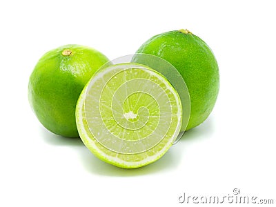 Green Lemon Stock Photo