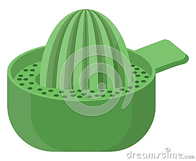 Green lemon squeezer, icon Vector Illustration