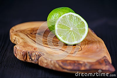 Green lemons Stock Photo